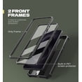 thumbnail image 6 of Dexnor for Samsung Galaxy S25 Edge Case with Upgraded Slide Camera Cover & 2 Front Frames & Built-in Screen Protector & Kickstand, Heavy-Duty Shockproof Rugged Case Full-Body Bumper Cover, Black, 6 of 8