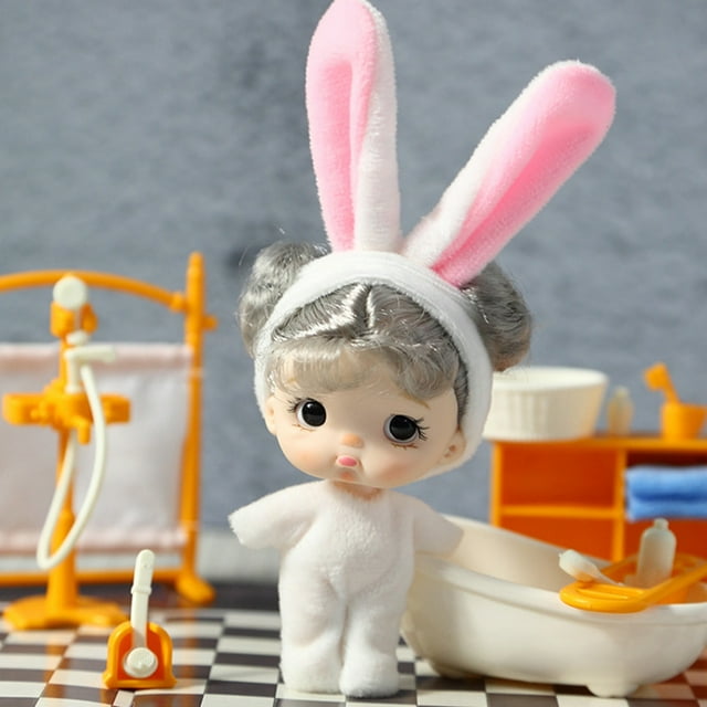 3.5 Inch Cute Soft Baby Dolls, PVC + Cotton Baby Dolls With Clothes Set Realistic Doll Look Real Girl