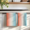 thumbnail image 7 of Red Light Blue Ombre Kitchen Towels Set of 4, Abstract Modern Art Aesthetics Absorbent Dish Towels for Kitchen, Microfiber Hand Towel, Quick Drying Tea Towel for Cleaning Decorative Dishcloths, 7 of 7
