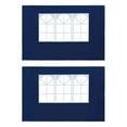 thumbnail image 3 of vidaXL 2x Party Tent Sidewall with Window PE Canopy Wall Garden Multi Colors, 3 of 12
