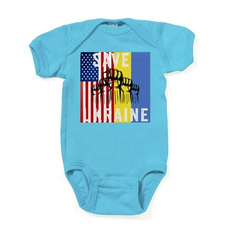

CafePress - Save Ukraine Stop War Body Suit - Cute Infant Bodysuit Baby Romper - Size Newborn - 24 Months