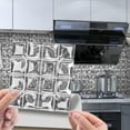 thumbnail image 1 of 3D Crystal Tile Sticker Creative Waterproof Self-adhesive Art Wall Decor, 1 of 7