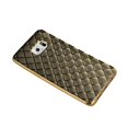 thumbnail image 2 of Reiko TPU Rhombus Pattern Case for Samsung Galaxy S6 Edge Plus - Black/Gold, 2 of 4