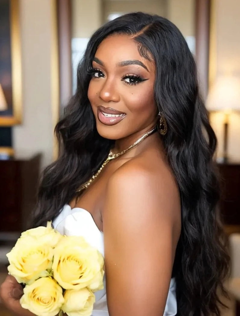 Prime Collection 100% Unprocessed Human Hair- DEEP C-PART Wig Body Wave 28"