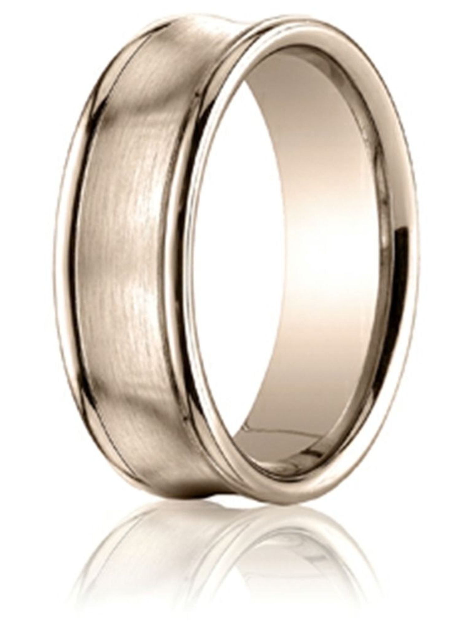 FineJewelers Finejewelers 7.5mm Comfortfit Satinfinished Concave