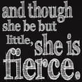 thumbnail image 3 of CafePress - She Is Fierce Shakespeare Women's Dark T Shirt - Women's Traditional Fit Dark T-Shirt, 3 of 4