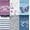Blue/Purple, variant on Limited Too Girls 6-Pack Lettuce Edge Quarter Crew Sock