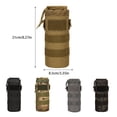 thumbnail image 4 of Eigraketly Bolsa para transportar hervidor de agua, soporte con cordón, bolsa para botella de agua, cubierta resistente al desgaste, senderismo, Escalada CP/Camuflaje Eigraketly OD024237-04, 4 of 6