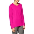 thumbnail image 2 of Hanes Womens Sport Cool DRI Performance Long-Sleeve T-Shirt, L, Fresh Berry, 2 of 5