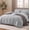 Silver Grey, variant on MARNUR Queen Comforter Set, 7 Pieces Boho Tufted Bed in a Bag, All-Season Prewashed Soft Bedding Set with Comforter, Sheets, Pillowcases & Shams, Beige