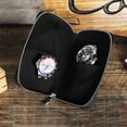 thumbnail image 4 of ZPAQI Cowhides Watch Box Two Slot Display Case Portable Watch Travel Case for Men, 4 of 11