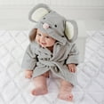 thumbnail image 2 of Mercatoo Kids Bathrobe Unisex Baby Plush Animal Robe Hooded Towel Toddler Boys Girls Spa Bath Robe,Baby Beach Towel, 2 of 9