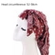 thumbnail image 5 of Gorro turbante para dormir con estampado de algodón elástico para mujer, 5 of 5