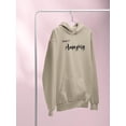 thumbnail image 3 of Make It Amazing Crystals Hoodie Women -Image by Shutterstock, Female Large, 3 of 4