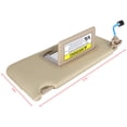 thumbnail image 6 of Left Driver Side Sun Visor Sunshade W/ Vanity Light (Beige) Replacement for 2008-2012 Honda Accord, 6 of 8