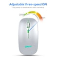 thumbnail image 5 of Rechargeable 2.4G Wireless Gaming Mouse Backlit 1600DPI Mute Mice Office Mouse For PC Laptop, 5 of 5