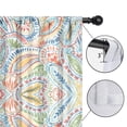 thumbnail image 4 of Blackout Kids Curtains,Multicolor Paisley Pattern Childrens Insulated Curtains Set Of 2,Bedroom Essentials,Toddler Room Decor 42x54in(106x137cm), 4 of 5