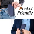 thumbnail image 6 of Leather For Apple iPhone 17e / 16e 6.1-inch Case , Stitching design Flip  Wallet Leather Case With Card Holder Magnetic Closure Shockproof Kickstand Protective Phone Cases Cover,Blue, 6 of 7