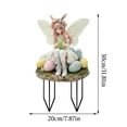 thumbnail image 3 of Bunny Decor Yard Decorations Outdoor Set of 1, Bunny Decorations for Home Garden Outdoor Statues, Easter Rabbit Figurines mom Gifts, 3 of 6