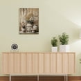 thumbnail image 4 of Rustic Farmhouse Daisy Floral Canvas Wall Art, Vintage Neutral Country Flower Botanical Print for Bathroom, Living Room & Bedroom Home Decor, 4 of 7