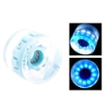 thumbnail image 1 of Ruedas de monopatín 78A Dureza Luz LED 70x51mm Piezas de repuesto Mantenimiento Reparación de PU Rodillo para monopatín Longboard Cruiser , Azul Sin Rodamiento Baoblaze Ruedas de skate, 1 of 8