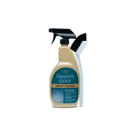 Granite Gold Grout Cleaner With Brush, 24 Ounce (Best Grout To Use In Shower)