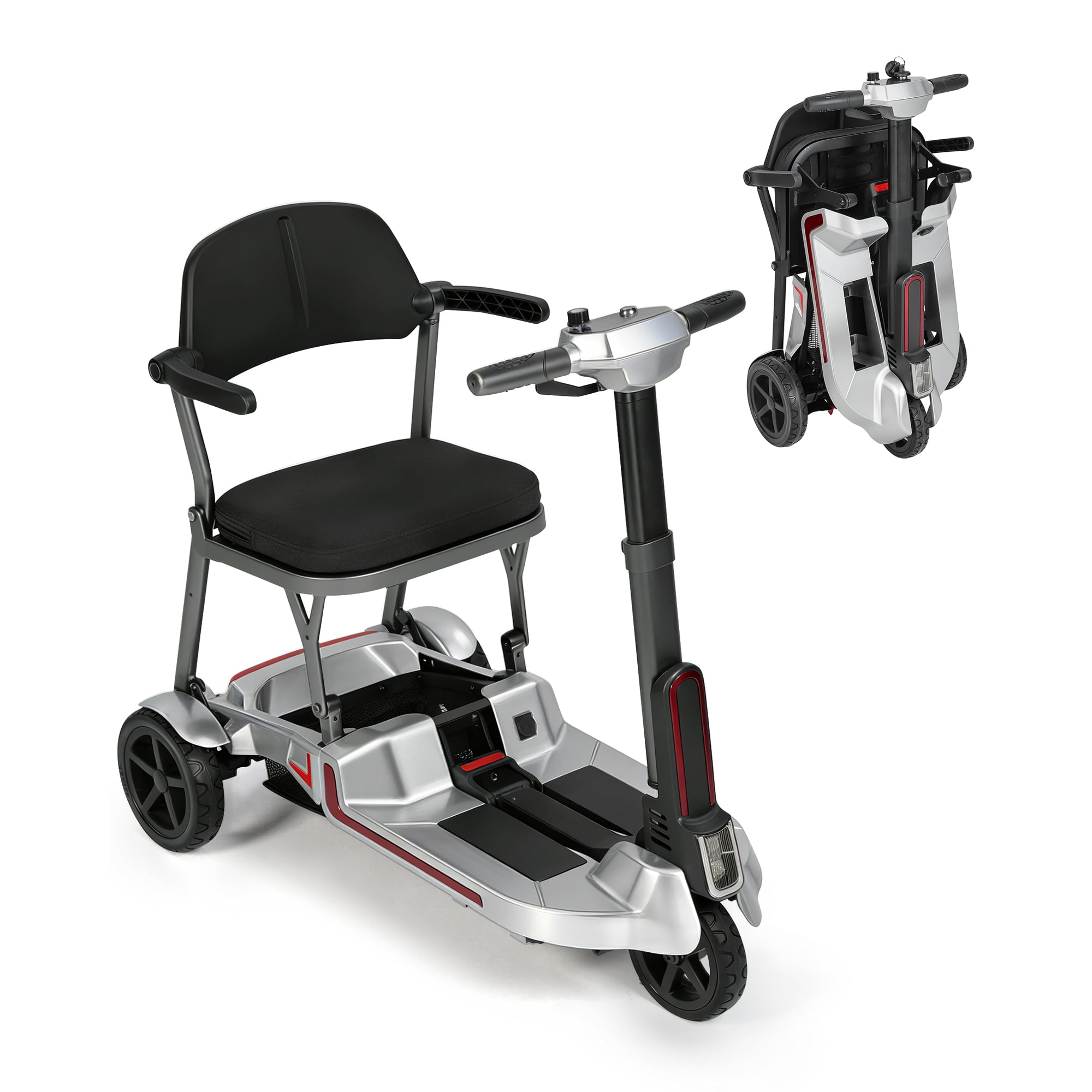 Open Box 30 lbs Lightweight Foldable Mobility Scooter for Seniors & Adults