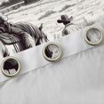 thumbnail image 4 of Manfei Western Cowboy Black Out Curtains,Rustic Farm Animal Curtains Pack of 2 (42x63 Each),Country Farmhouse Lodge Bedroom Curtains For Boys Teens,Super Cozy Room Decor, 4 of 6