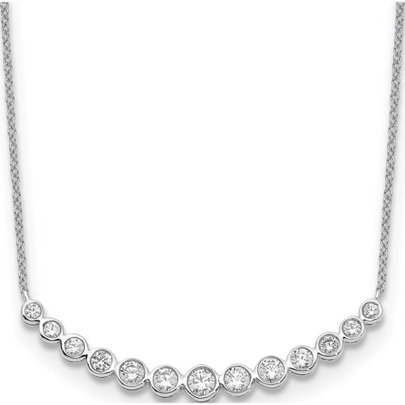 14kw Lab Grown DIa VS/SI Colorless Fashion Pendant Necklace