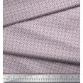 thumbnail image 2 of Soimoi Japan Crepe Satin Fabric Geometric Small Print Sewing Fabric Yard 42 Inch Wide, 2 of 3