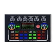 thumbnail image 3 of F009 Audio Mixer Live Sound Card with DJ Mixer Effects and Studio Equipment Voice Changer Podcast Pr, 3 of 5