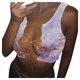 thumbnail image 2 of ICHUANYI Clearance Women Sleeveless Fashion Tie-Dyed Vest Hollow Out Strappy Sexy Tank(Purple, S) ICHUANYI WER2023081502383, 2 of 8