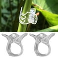thumbnail image 6 of 50Pcs Plant Support Clips,Plant Orchid Clips Flowers Clear Fixer for Garden Vine Plants Climbing Clasp Perfect Supporting Vines, And Stems,Pepper Plants,Tomato, 6 of 9