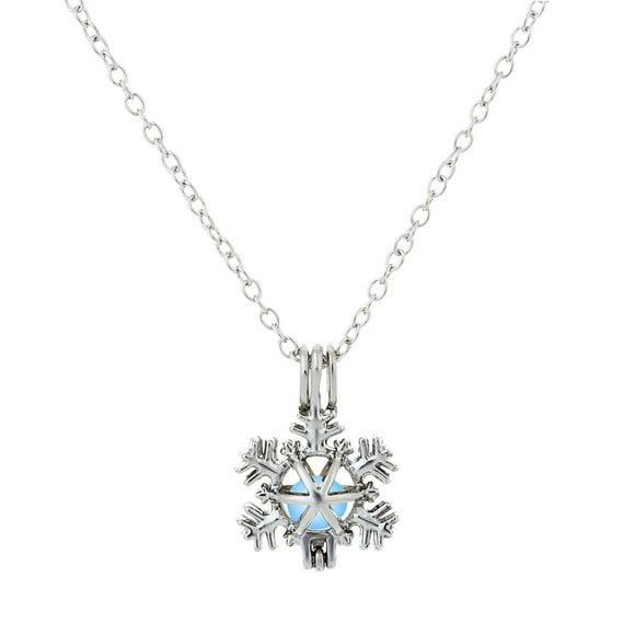 Luminous Choker Snowflake Necklaces for Women Pendant Necklace Drop Necklace