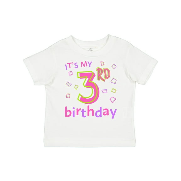 Inktastic It's My Third Birthday Girls Toddler T-Shirt