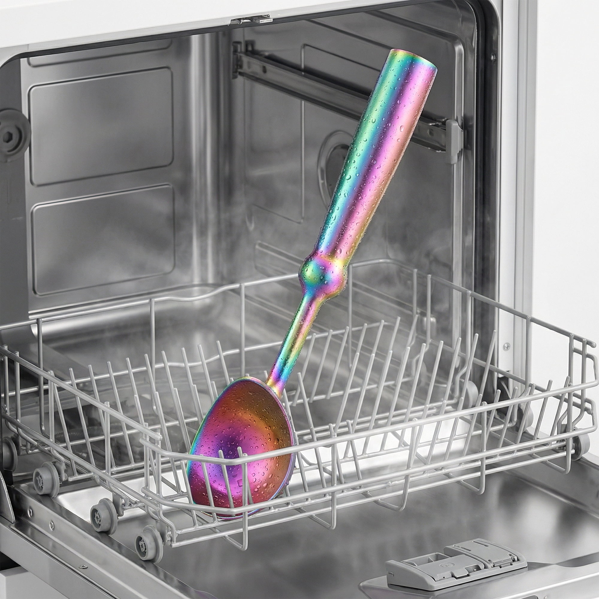 Unique Bargains Stainless Steel Ice Cream Scoop for Easy Release Multicolor