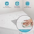 thumbnail image 5 of ANTSKU Corner Cabinet with Door, Corner Bathroom Storage Cabinet with Removable Shelves, Bathroom Floor Corner Cabinet for Kitchen, Bathroom, Living Room (White), 5 of 8