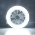 thumbnail image 3 of Doolland LED Fan Lamp,Ceiling Fan Light Small E27 30W Silent Adjustable LED Fan Lamp For Kids Room Bedroom 85â265V,Ceiling Fan Light, 3 of 8
