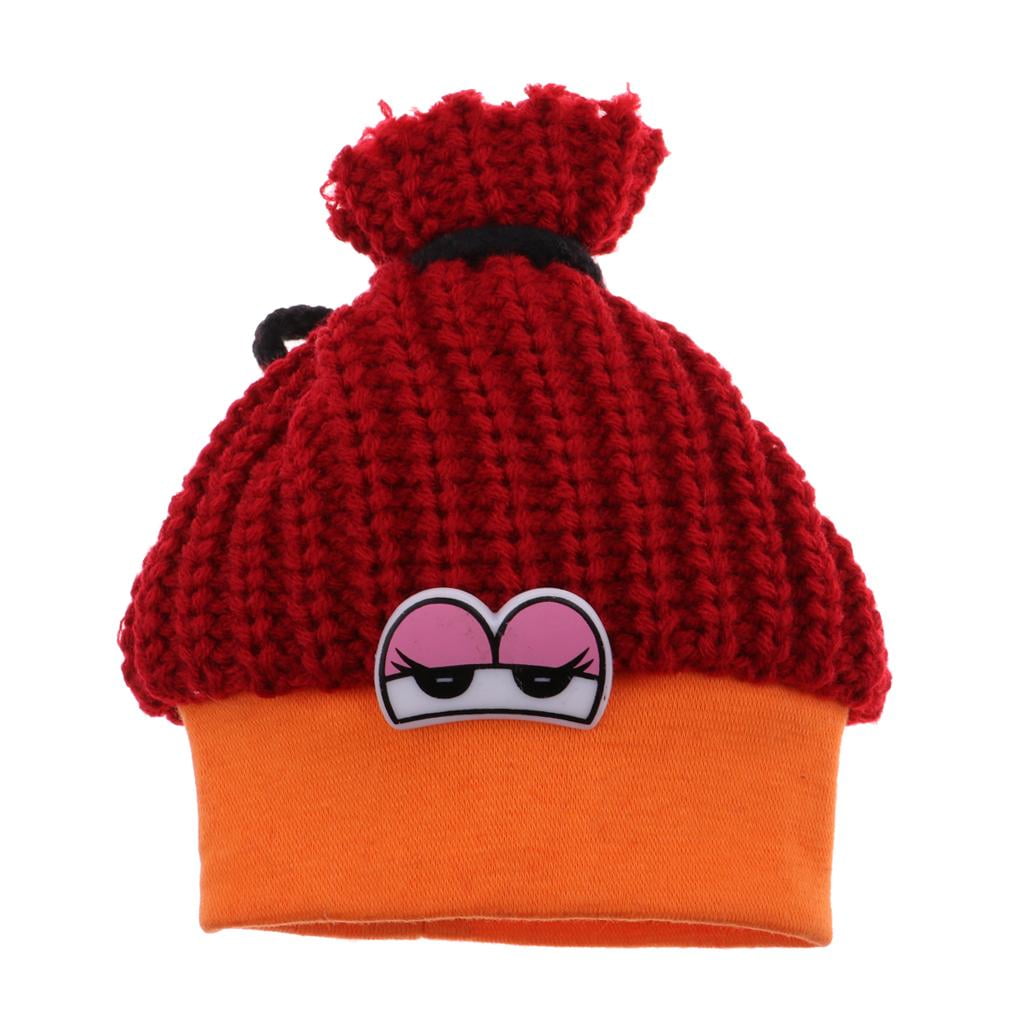 Gorro de punto Zulema para Muñeca Blythe Hecho a Mano Rojo