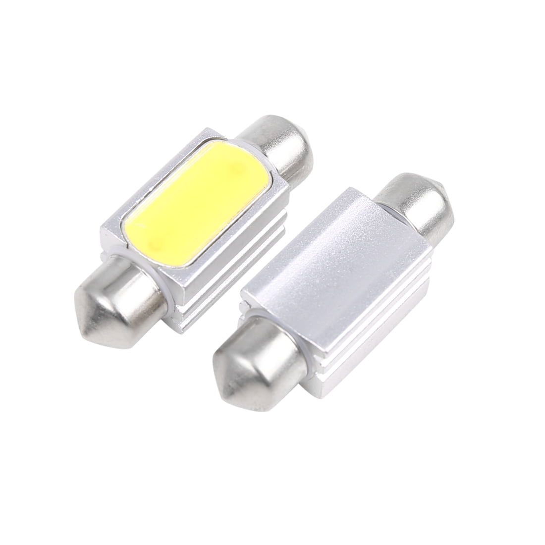 2 Bright White Festoon 31MM COB LED Interior Light Bulbs Common Use 3021 3022