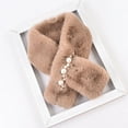 thumbnail image 4 of Womens Scarves Winter Scarf for Women Scarf Autumn And Winter Thickened Solid Color Cute Plush Fashionable Thickened Warm Scarf, 4 of 6