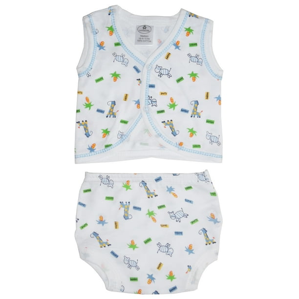 Bambini Bambini Diaper Shirt & Panty, 2pc Outfit Set (Baby Boys or