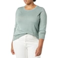 thumbnail image 4 of walmart Essentials Womens Lightweight Crewneck Sweater, 4 of 5