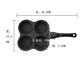 thumbnail image 5 of Sartén para huevos sin óxido - Sartén antiadherente para huevos de 4 tazas, sartén para tortillas fácil de limpiar para cocinar panqueques suecos para el desayuno, ShuxiuWang 1327537086727, 5 of 5