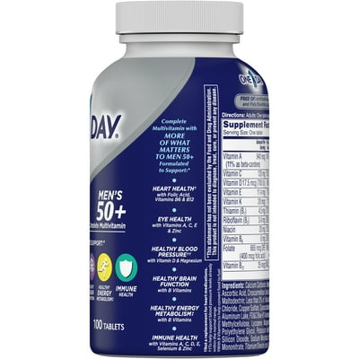 Buy One A Day Men S 50 Multivitamin Tablets Multivitamins For Men 100 Ct Online In Indonesia