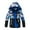 Light Blue, variant on Little Boys Kids Rain Jackets Hooded Zip Up Mountain Graphic Print For Outdoor Sports Wear Windbreaker Windproof Coat Size 5-6T