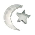 thumbnail image 4 of serony Assiette de Service en Forme de Lune Fer Plat Décoratif Anti-Rouille Remplacement Banquet Mariage Type 6, 4 of 9