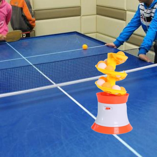 Robot de tenis de mesa, máquina de pelotas, lanzador automático, máquina automática de tenis de mesa para ejercicios al aire libre, regalos deportivos Servicio recto