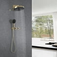 thumbnail image 2 of Overhead Shower + 3 Functions Hand Shower with Rough-in Valve, 2 of 5