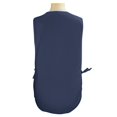 thumbnail image 4 of Cobbler Apron 2 Pockets Smock Regular 28.5" x 18.5" Poly Cotton Black White (1, Navy Blue) By DALIX, 4 of 5